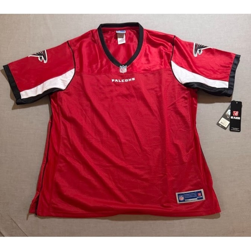 Atlanta Falcons Pro Line NFL Jersey Youth Extra Large Red Blank Short Sleeve.